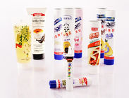Round ABL PBL APT Laminated Food Packaging Tube Untuk Susu Kental, Saus Coklat