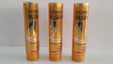 Eco Friendly Glossy Cosmetic Packaging AL Barrier Plastic Tube With Window Design Kemantapan Kimia Untuk Hairpack