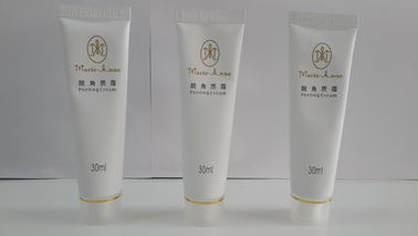 30ml White Soft Aluminium Barrier Laminated Cosmetic Plastic Tube Untuk Pengemasan Cream Peeling