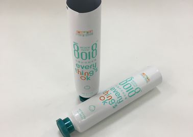 375 Thickness Aluminum Plastic Printed Collapsible Tube With Green Screw Cap