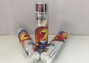 Squeezable Coating AL Laminated Toothpaste Containers With Metallic Round Cap