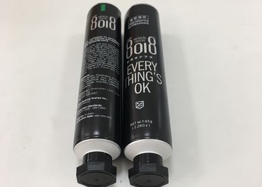 QS 65g Aluminum Barrier Laminated Toothpaste Tube Packaging With Black Ink